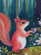 Пакет подарочный ламинированый «Сказачный лес», 11.5×14.5×6.5 см - фото 68977601