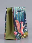 Пакет подарочный ламинированый «Сказачный лес», 11.5×14.5×6.5 см - фото 68977602