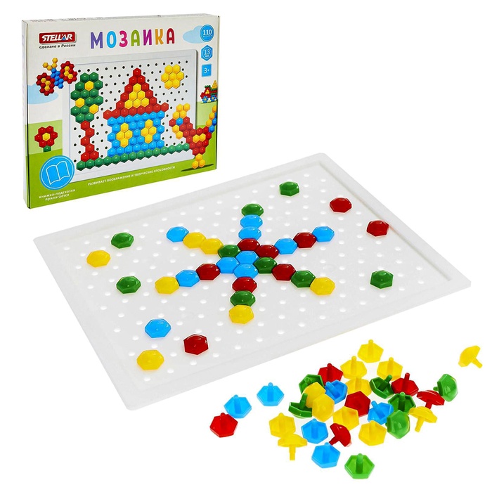 УЦЕНКА Мозаика, диаметр 13 мм, 110 эл. 01036 - Фото 1