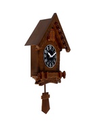 УЦЕНКА Часы настенные интерьерные большие с кукушкой «Избушка», плавный ход, 52×31 см - Фото 2