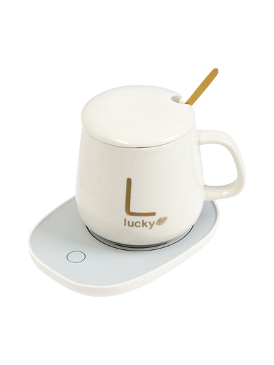 УЦЕНКА Кружка с подогревом LSK-1501, от USB, 16 Вт, белая