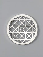 Крышка металлическая для вазы "Классик" d-12 см, серебро - Фото 1