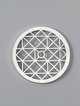 Крышка металлическая для вазы «Классик», d=12 см, серебро