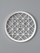 Крышка металлическая для вазы "Классик" d-15 см, серебро - Фото 1