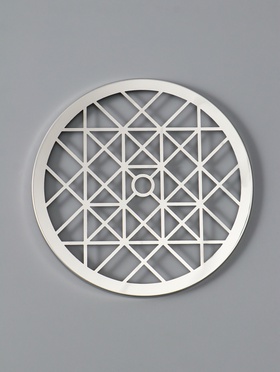 Крышка металлическая для вазы «Классик», d=15 см, серебро