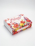 Подарочный набор «С 8 марта»: чайная пара, чай чёрный  (артикул 10935291)  большой выбор товаров оптом и в розницу по низким ценам с доставкой