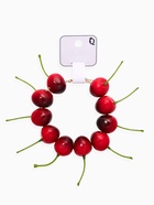 Браслет «Вишня», красный в золоте - фото 68977617