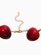 Браслет «Вишня», L=18 см, красный в золоте - Фото 3