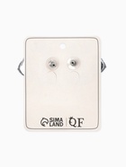 Серьги «Сияние вечера. Сердце», белые в серебре - Фото 5