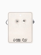 Серьги «Сияние вечера. Сердце», белые в серебре - Фото 6