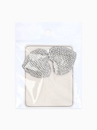 Серьги «Сияние вечера. Сердце», белые в серебре - Фото 7