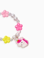 Браслет детский набор 3 шт. "Выбражулька" сердце, единорог, силиконовый, разноцветный (комплект 2 шт) - фото 68183564