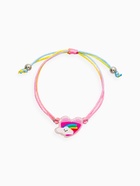 Браслет детский набор 3 шт. "Выбражулька" сердце, единорог, силиконовый, разноцветный (комплект 2 шт) - фото 68183565