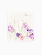 Кольца детские набор 6 шт. «Выбражулька. Замок, пегас», форма МИКС, фиолетовый, розовый, безразмерное - Фото 3