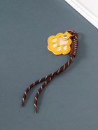 Брелок на карабине кожзам, текстиль "Лапка" с узлом 22х6,2х1,5 см - фото 809462385