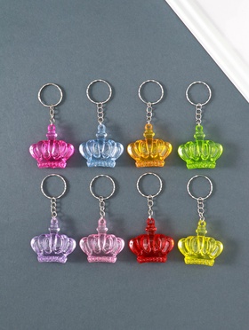 Брелок для ключей на кольце «Корона», пластик, 4×4.4×1.5 см, МИКС  (артикул 10959739)  большой выбор товаров оптом и в розницу по низким ценам с доставкой