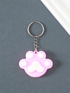 Брелок для ключей на кольце «Цветная лапка», резина, 4×5×1 см, МИКС - Фото 2