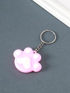 Брелок для ключей на кольце «Цветная лапка», резина, 4×5×1 см, МИКС  (артикул 10959743)  большой выбор товаров оптом и в розницу по низким ценам с доставкой