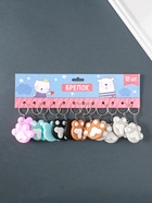 Брелок для ключей на кольце «Цветная лапка», резина, 4×5×1 см, МИКС  (артикул 10959743)  большой выбор товаров оптом и в розницу по низким ценам с доставкой