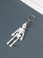 Брелок для ключей на кольце «Скелет в бандане», пластик, белый, 10×3.5×1 см  (артикул 10959744)  большой выбор товаров оптом и в розницу по низким ценам с доставкой