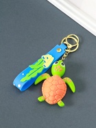 Брелок для ключей на кольце с карабином, ремешком «Черепашка», резина, 2×6.3×24.3 см  (артикул 10960544)  большой выбор товаров оптом и в розницу по низким ценам с доставкой