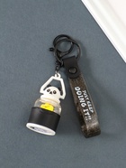 Брелок - фонарик для ключей на кольце с карабином, ремешком «Панда-лампа», 3.2×3.2×21 см - Фото 1