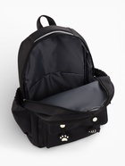 Рюкзак школьный «Котик», 3 кармана, 2 отделения, 29×14×44 см, чёрный - Фото 11