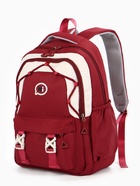 Рюкзак школьный, 3 кармана, 2 отделения, 29×14×44 см, бордовый  (артикул 10961042)  большой выбор товаров оптом и в розницу по низким ценам с доставкой