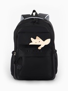 Рюкзак школьный, «Уставший кот», 5 карманов, 2 отделения, 31×13.5×45 см, чёрный - Фото 3