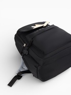 Рюкзак школьный, «Уставший кот», 5 карманов, 2 отделения, 31×13.5×45 см, чёрный - Фото 6