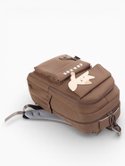 Рюкзак школьный, «Уставший кот», 5 карманов, 2 отделения, 31×13.5×45 см, коричневый - Фото 7