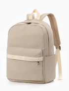 Рюкзак для девочки, водонепроницаемый, однотонный, 1 отделение, 3 кармана, 30×13×42 см, бежевый - Фото 4
