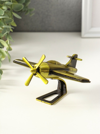 Фигурка металл «Самолёт», 12.2×14×6.5 см