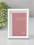 Фоторамка для фото 10×15 см Oframe, пластик, белый, (пластиковый экран) - Фото 1