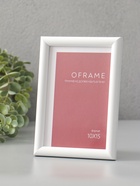 Фоторамка для фото 10×15 см Oframe, пластик, белый, (пластиковый экран) - Фото 2