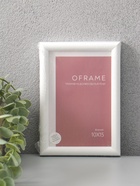 Фоторамка для фото 10×15 см Oframe, пластик, белый, (пластиковый экран) - фото 68977659