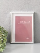 Фоторамка для фото 15×21 см Oframe, пластик, серебро, (пластиковый экран) - Фото 5