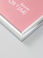 Фоторамка для фото 21×29.7 см (А4) Oframe, пластик, серебро, (пластиковый экран) - Фото 2