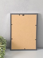 Фоторамка для фото 21×29.7 см (А4) Oframe, пластик, серебро, (пластиковый экран) - Фото 3