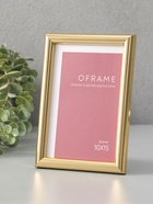 Фоторамка для фото 10×15 см Oframe, пластик, золото, (пластиковый экран) - фото 68977710