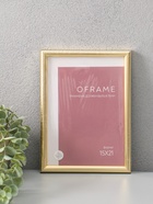 Фоторамка для фото 15×21 см Oframe, пластик, золото, (пластиковый экран) - Фото 5