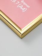 Фоторамка для фото 21×29.7 см (А4) Oframe, пластик, золото, (пластиковый экран) - Фото 2