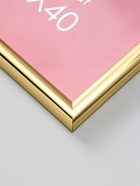 Фоторамка для фото 30×40 см Oframe, пластик, золото, (пластиковый экран) - Фото 2