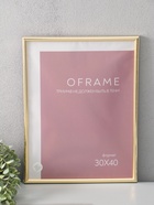 Фоторамка для фото 30×40 см Oframe, пластик, золото, (пластиковый экран) - Фото 4