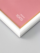 Фоторамка для фото 10×15 см Oframe, пластик, белый с золотом, (пластиковый экран) - Фото 3