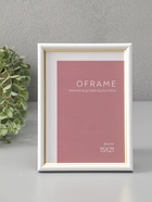 Фоторамка для фото 15×21 см Oframe, пластик, белый с золотом, (пластиковый экран) - фото 68977732