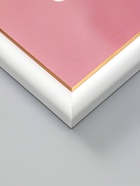 Фоторамка для фото 30×40 см Oframe, пластик, белый с золотом, (пластиковый экран) - Фото 2