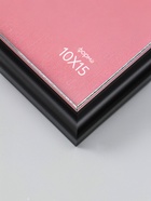 Фоторамка для фото 10×15 см Oframe, пластик, чёрный с серебром, (пластиковый экран) - фото 68977747