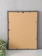 Фоторамка для фото 30×40 см Oframe, пластик, чёрный с серебром, (пластиковый экран) - фото 68977761