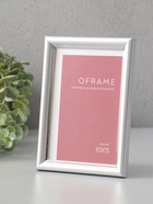 Фоторамка для фото 10×15 см Oframe, пластик, серебряный, (пластиковый экран) - Фото 2